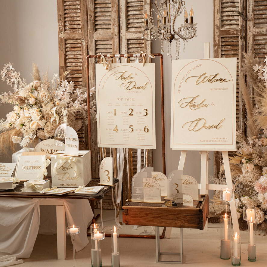 Numery na stół Akryl numery na stoły weselne, dekoracja stołów weselnych, dekoracja na stołach weselnych, menu i numerki na stół,eleganckie menu weselne, welurowe menu weselne,6