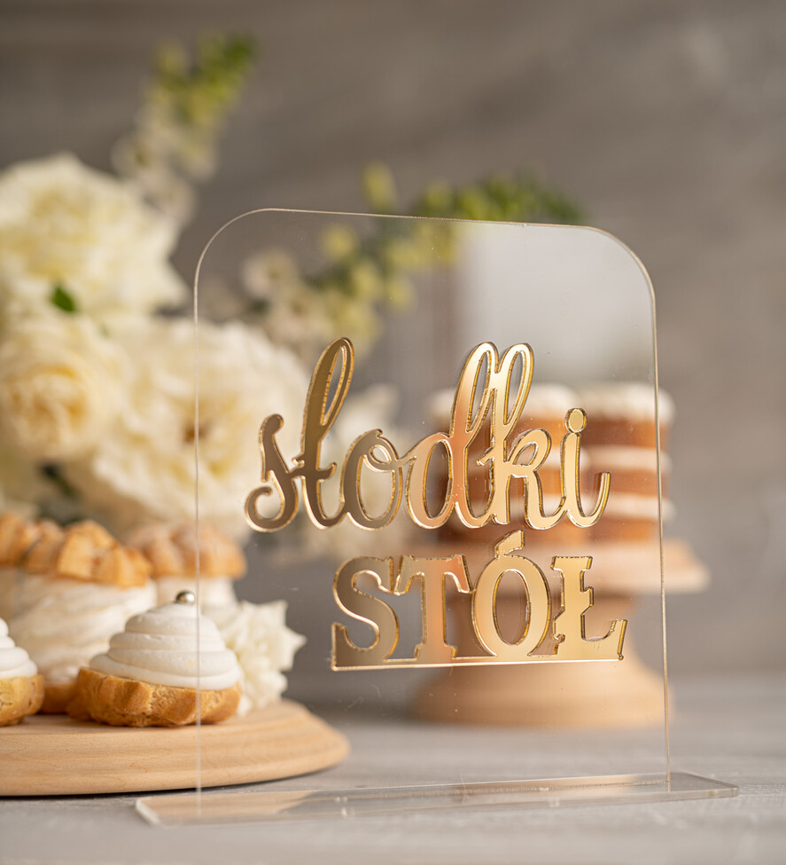 Numery na stół Akryl numery na stoły weselne, przezroczyste najpiekniejsze eleganckie3