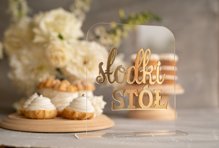 Numery na stół Akryl numery na stoły weselne, przezroczyste najpiekniejsze eleganckie4