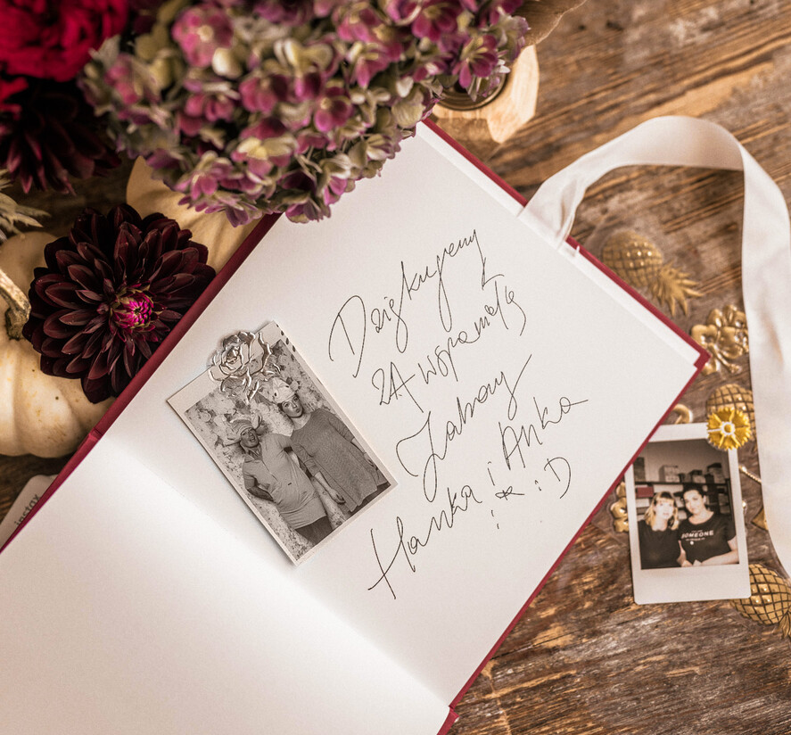 Księgi wpisów gości glamour książka na ślub na wpisy gości weselnych, glamour złocone imiona i data ślubu2