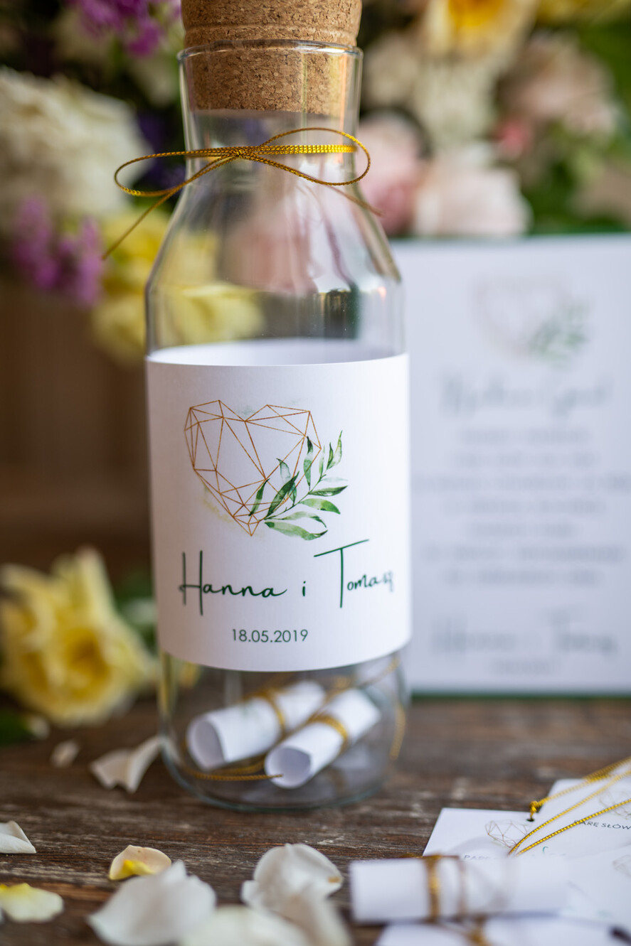 Księgi wpisów gości glamour ksiega gosci wesenych personalizowana, elegancka zlota wasze imiona i data4