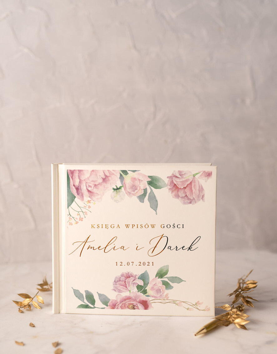 Księgi wpisów gości glamour księgi pamiątkowe i albumy na wpisy gości weselnych, złocenie na okładce wasze imiona i data slubu0