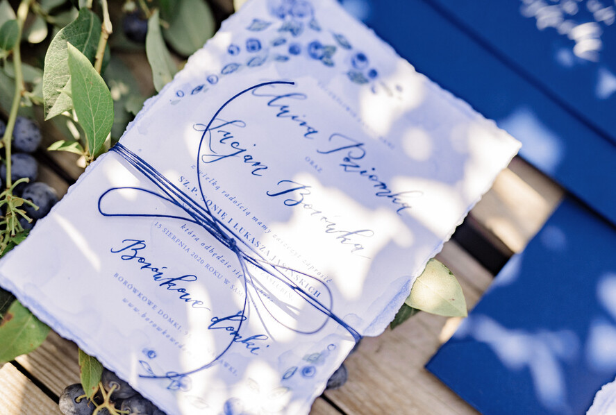 Zaproszenia ślubne Indywidualne nietypowe zaproszenia na ślub, pismo kaligraficzne14