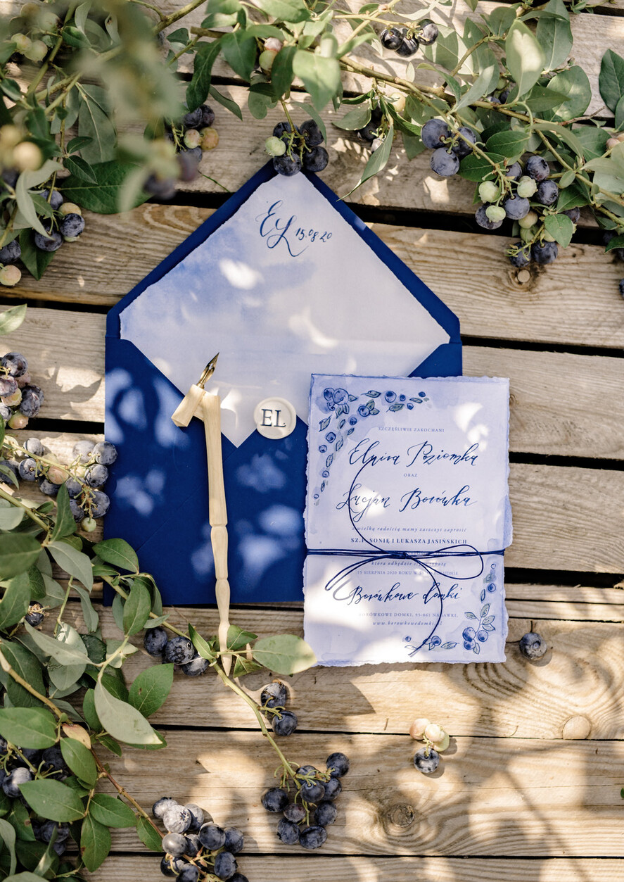 Zaproszenia ślubne Indywidualne nietypowe zaproszenia na ślub, pismo kaligraficzne17