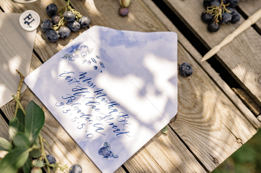 Zaproszenia ślubne Indywidualne nietypowe zaproszenia na ślub, pismo kaligraficzne24