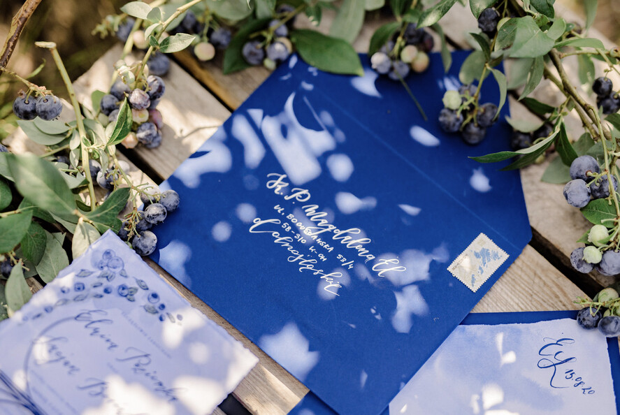 Zaproszenia ślubne Indywidualne nietypowe zaproszenia na ślub, pismo kaligraficzne4