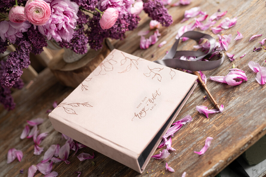 Księgi wpisów gości welurowe średni welurowy album na zdjęcia i księga wpisów gości na zdjęcia z fotobudki i polaroidy   11