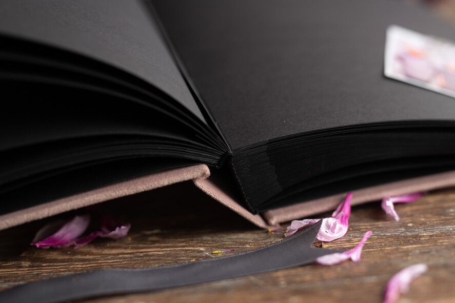 Księgi wpisów gości welurowe średni welurowy album na zdjęcia i księga wpisów gości na zdjęcia z fotobudki i polaroidy   17