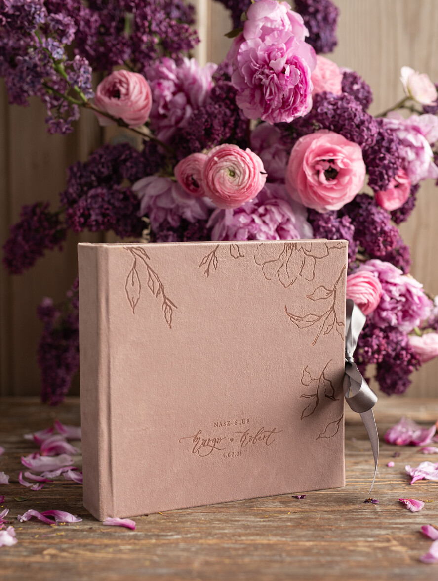 Księgi wpisów gości welurowe średni welurowy album na zdjęcia i księga wpisów gości na zdjęcia z fotobudki i polaroidy   0