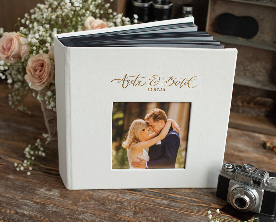 Księgi wpisów gości welurowe duża ksiega pamiątkowa ze zdjęciem księga wpisów gości 14