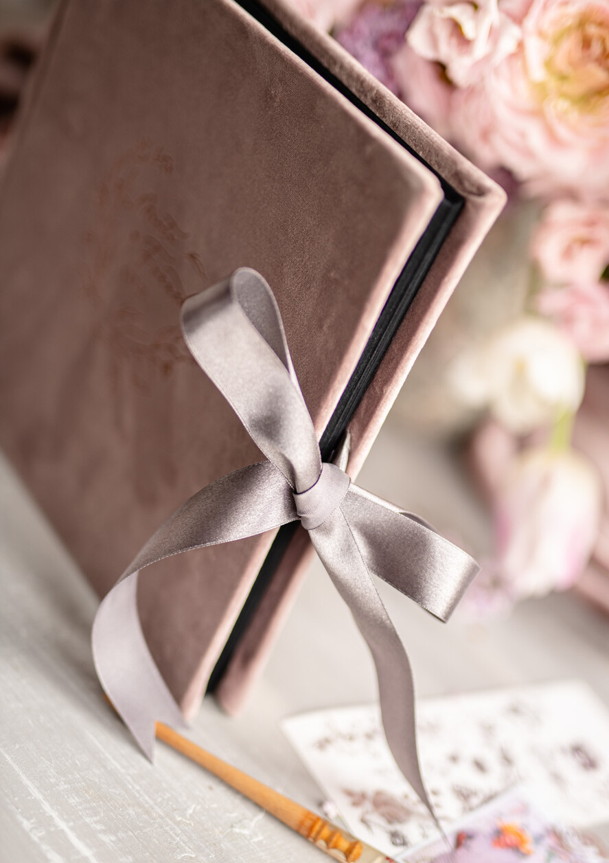 Księgi wpisów gości welurowe piękna welurowa ksiega gosci weselnych  księga wpisów  gosci na zdjęcia z fotobudki, welur pudrowy róż 10