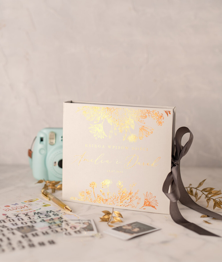 Księgi wpisów gości welurowe złocona księga wpisów pamiątkowych weselna księga gości na życzenia zdjęcia z fotobudki  0