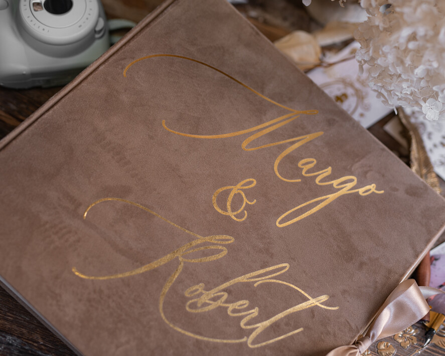 Księgi wpisów gości welurowe ksiega gosci na zdjecia, ręcznie szyta księga wpisów gości, welurowa okładka złote napisy 1