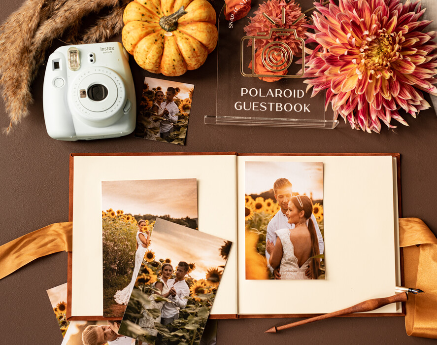 Księgi wpisów gości welurowe księga gości do wklejania zdjęć i wpisów gości weselnych, księga na zdjęcia z instaxa i zyczenia, oryginalna księga gości i album na zdjęcia, złota księga9