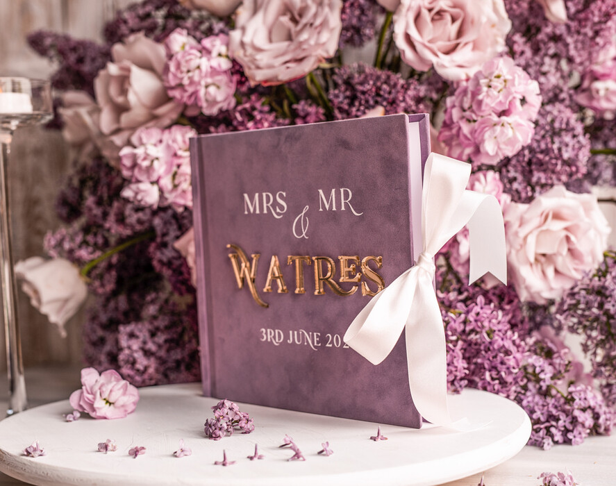 Księgi wpisów gości welurowe ślubny album na zdjęcia wklejane i ksiega gosci, na zdjęcia polaroid i zyczenia5