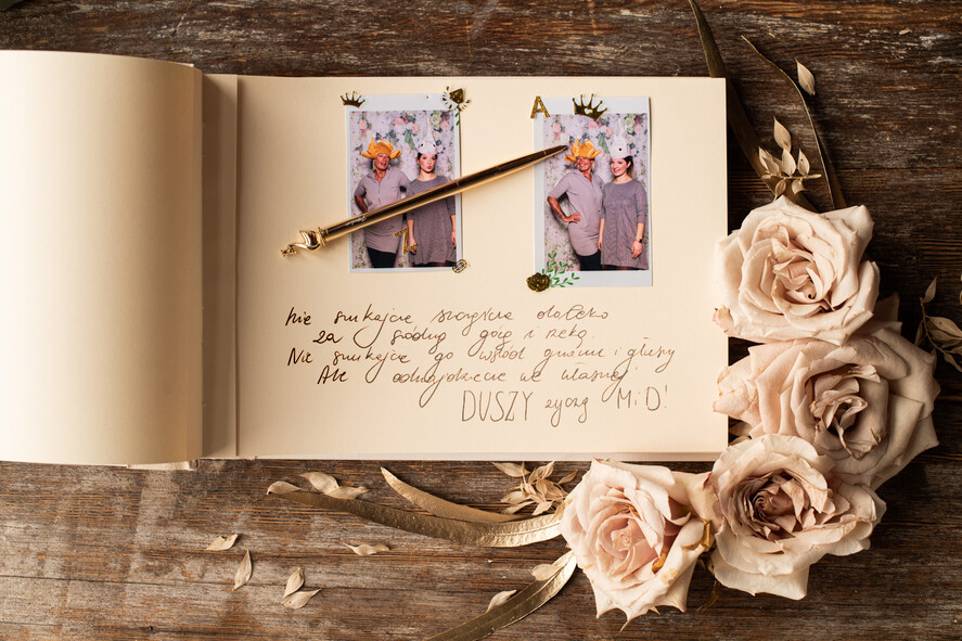 Księgi wpisów gości welurowe nietypowa księga gości ślub i wesele, duża welurowa8