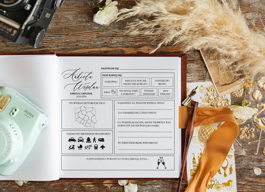 Księgi wpisów gości welurowe elegancka welurowa księga gości, ekskluzywna pamiątkowa księga wpisów gości,  złota księga ze złotymi napisami 4