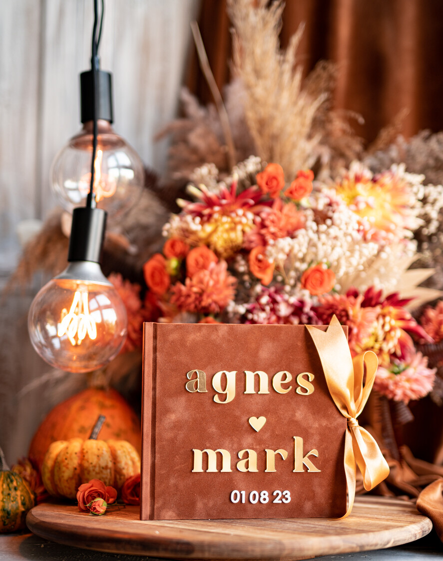 Księgi wpisów gości welurowe elegancka księga gości i album na zdjęcia w jednym, album na życzenia i zdjęcia z fotobudki, pamiątkowa welurowa księga wpisów gości 12