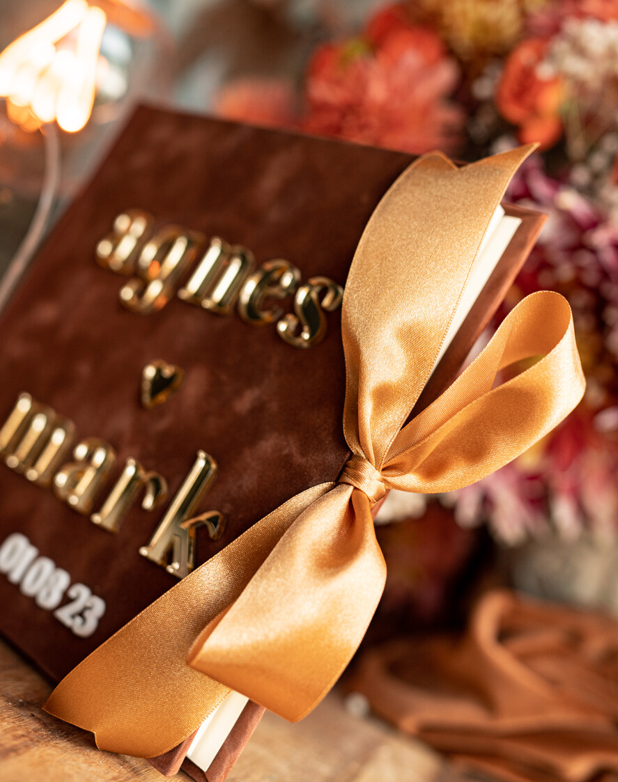 Księgi wpisów gości welurowe elegancka księga gości i album na zdjęcia w jednym, album na życzenia i zdjęcia z fotobudki, pamiątkowa welurowa księga wpisów gości 8