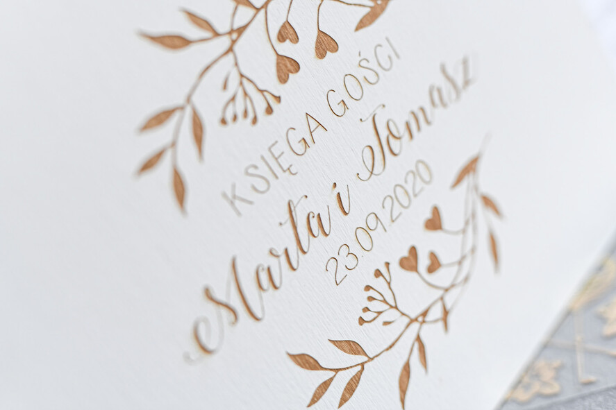 Księgi wpisów gości welurowe oryginalna drewniana księga gości na wesele na zdjęcia z fotobudki i polaroidy  3