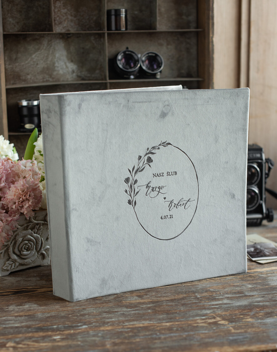 Księgi wpisów gości welurowe duża welurowa księga do wpisywania życzeń przez gości weselnych na zdjęcia z fotobudki i polaroidy   1