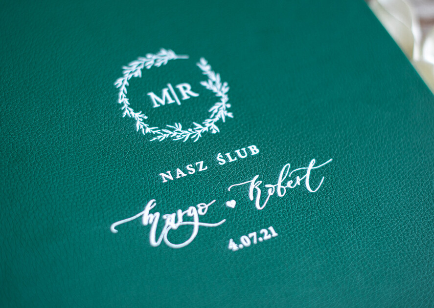 Księgi wpisów gości welurowe ksiega wpisów gości, szyte kartki kolor do wyboru, zielona księga gości, pamiątkowa księga wpisów gości ze skóry 6