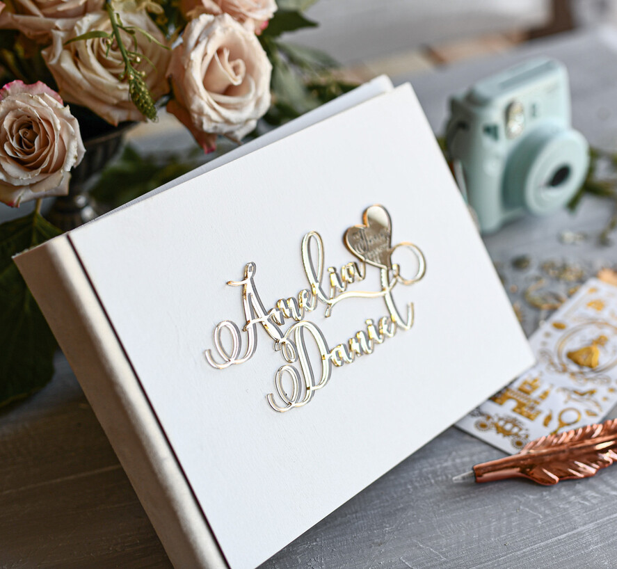 Księgi wpisów gości welurowe ksiega gosci do wklejania zdjec i wpisy gosci na życzenia napisy złote lustyro 8