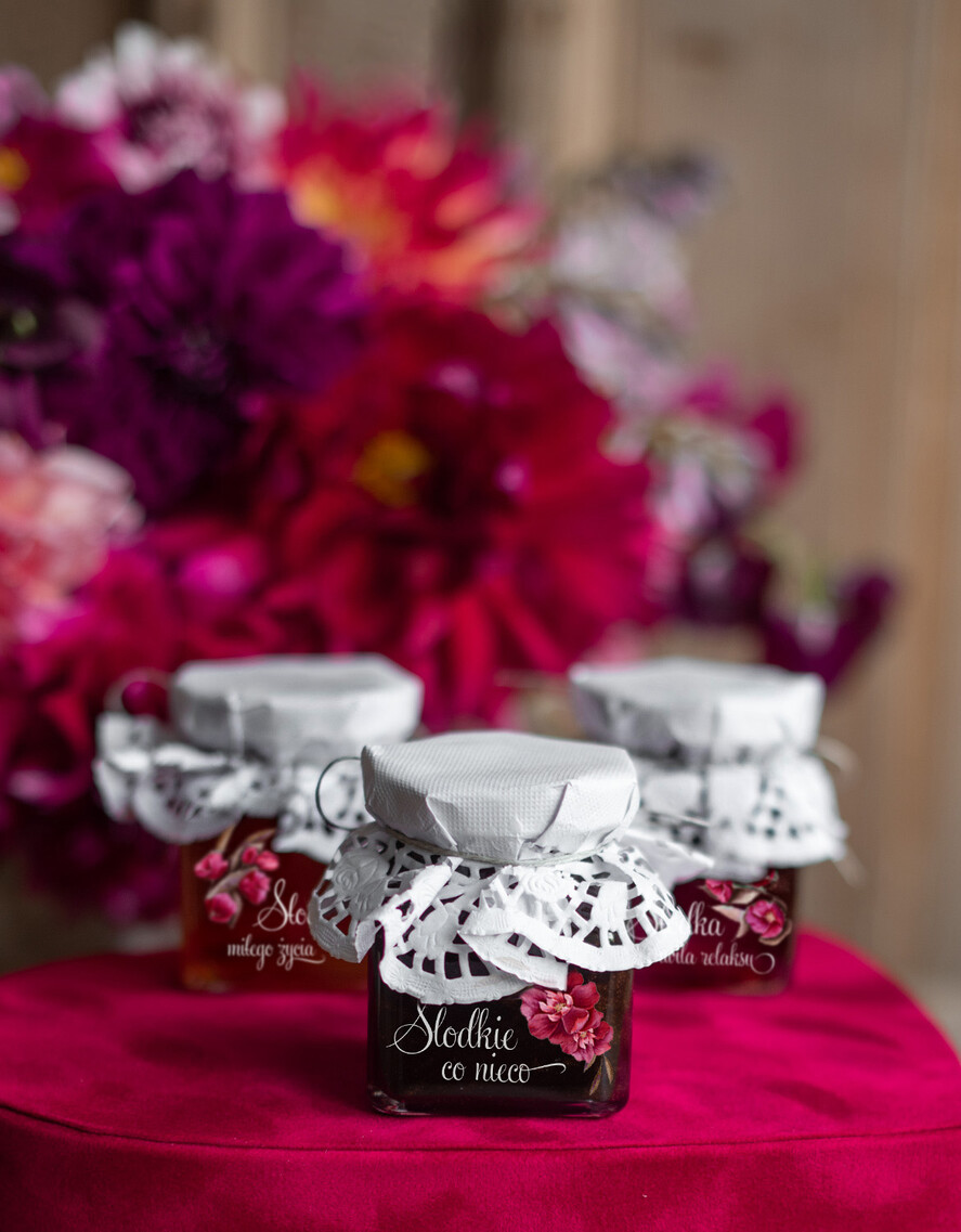 Prezenty, Podziękowania dla Rodziców Pudełka welurowe  pomysł na prezent dla Rodziców welurowe pudełko miód z dodatkami 1