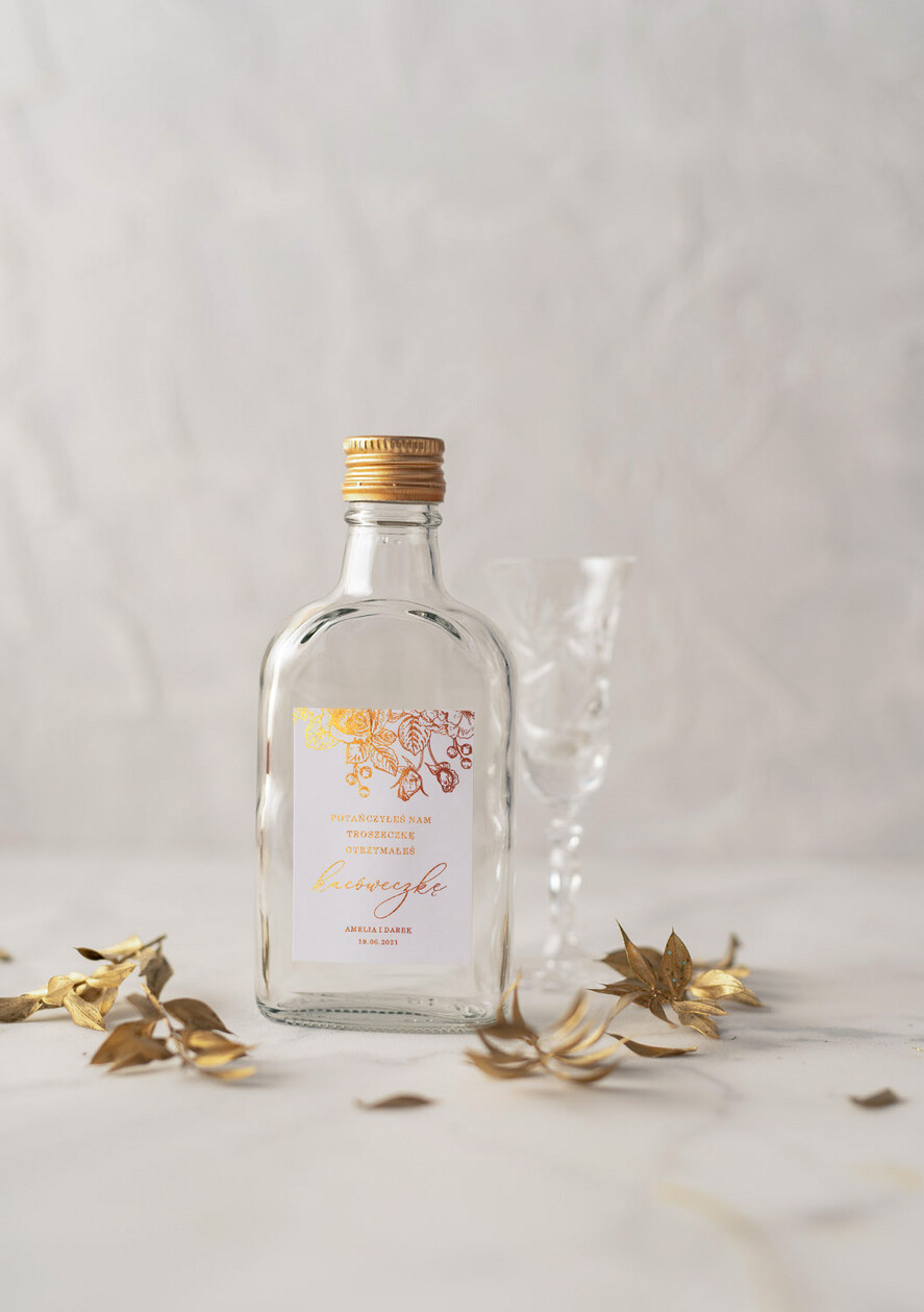 Podziękowania dla Gości Weselnych Butelki oryginalne podziękowania dla gości weselnych, kacówka buteleczka na poprawiny1