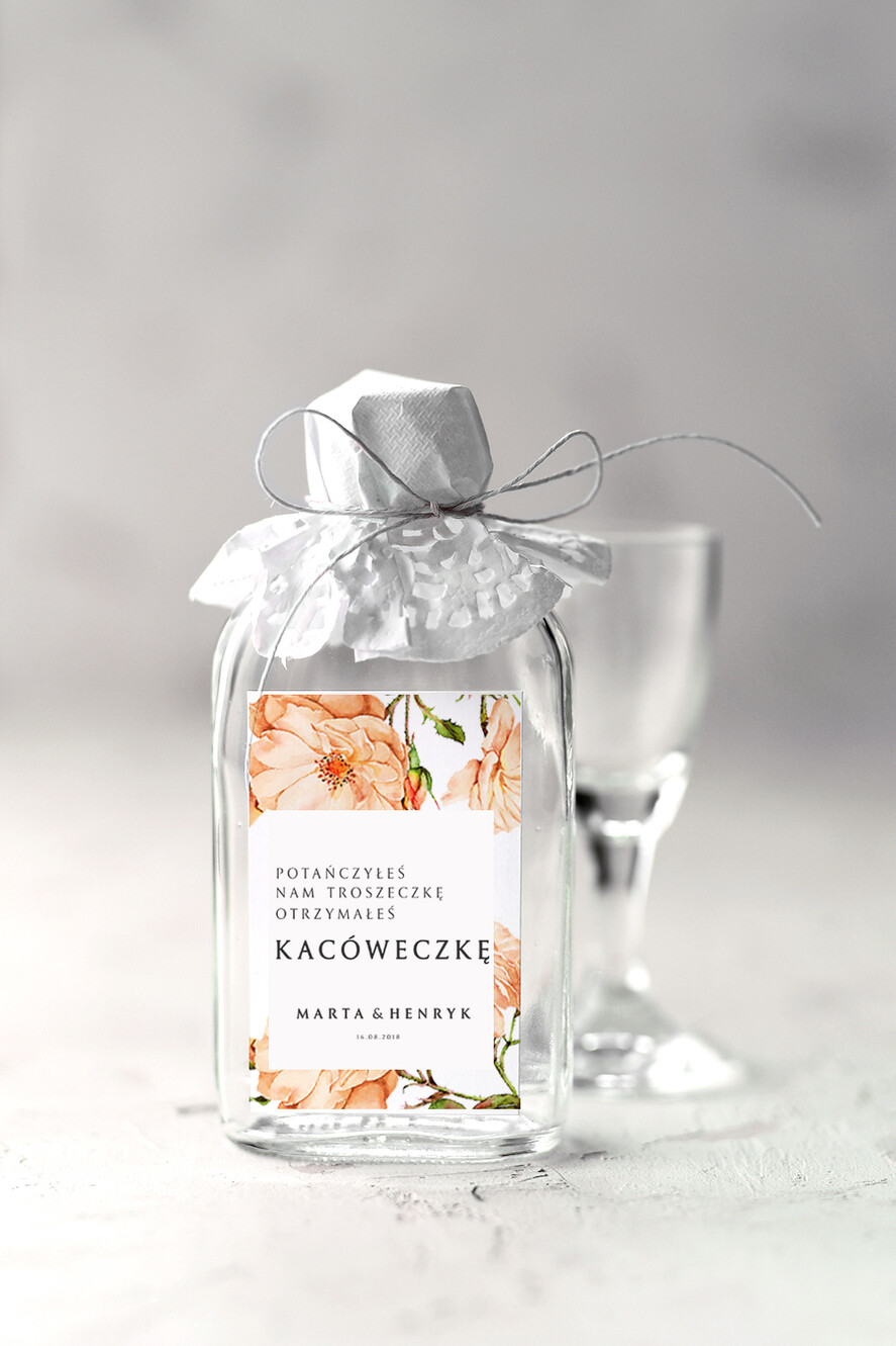 Podziękowania dla Gości Weselnych Butelki prezenty dla gości na weselu, piersiowki podziekowania kacowki0