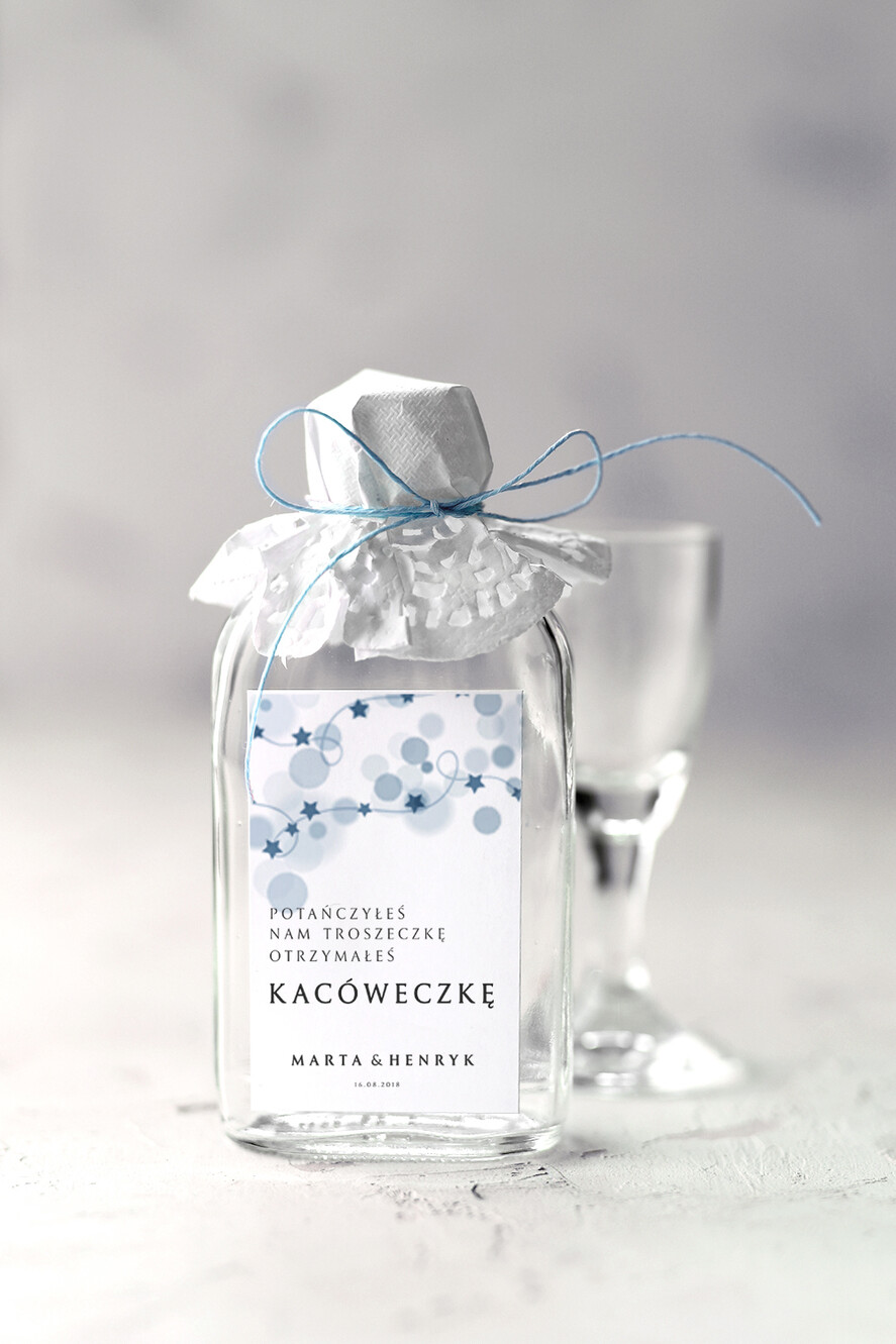 Podziękowania dla Gości Weselnych Butelki prezenciki podziękowania dla gości weselnych, buteleczki dla gości weselnych0