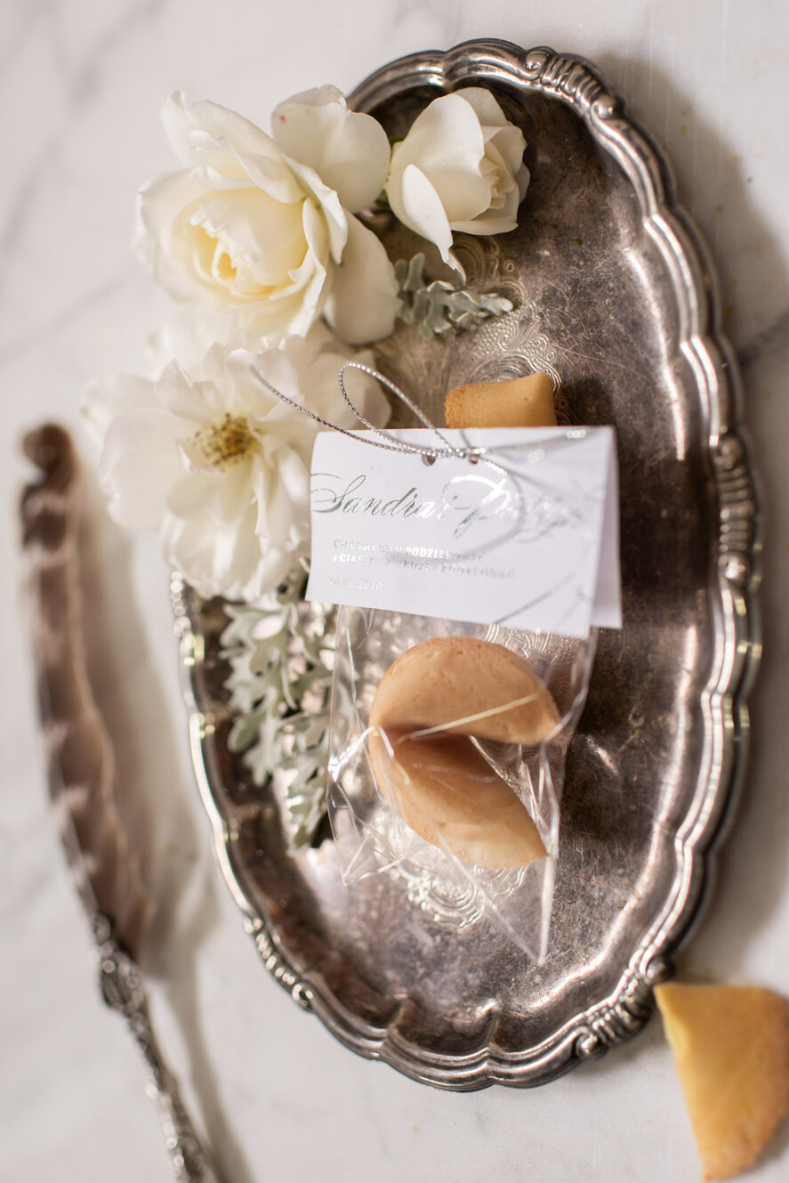 Podziękowania dla Gości Weselnych Ciasteczka z wróżbą prezenciki podziękowania dla gości weselnych, ciastko z wróżbą dla gości6