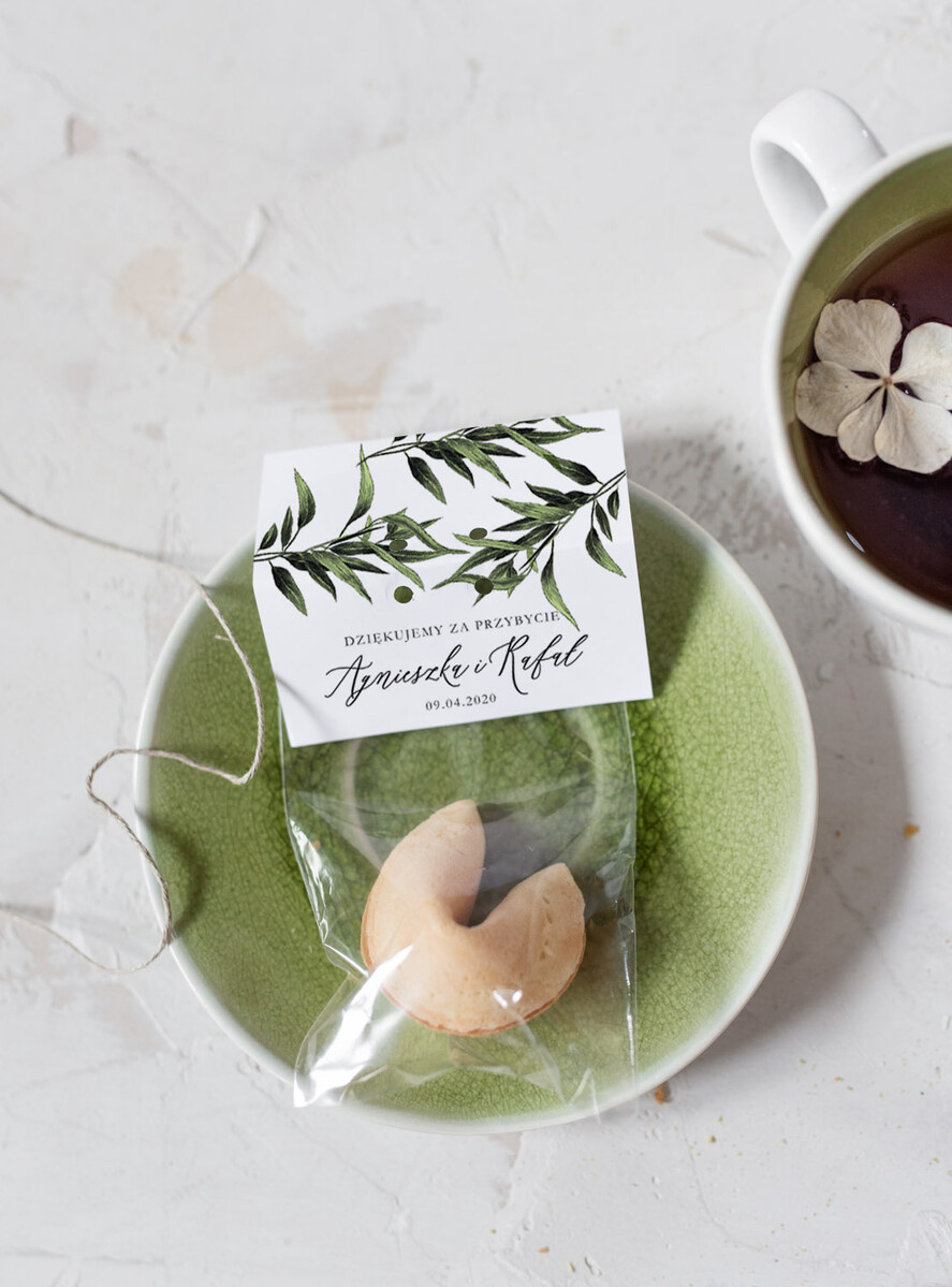 Podziękowania dla Gości Weselnych Ciasteczka z wróżbą cudowne podziękowania, ciasteczka z wróżbą i dedykacją0