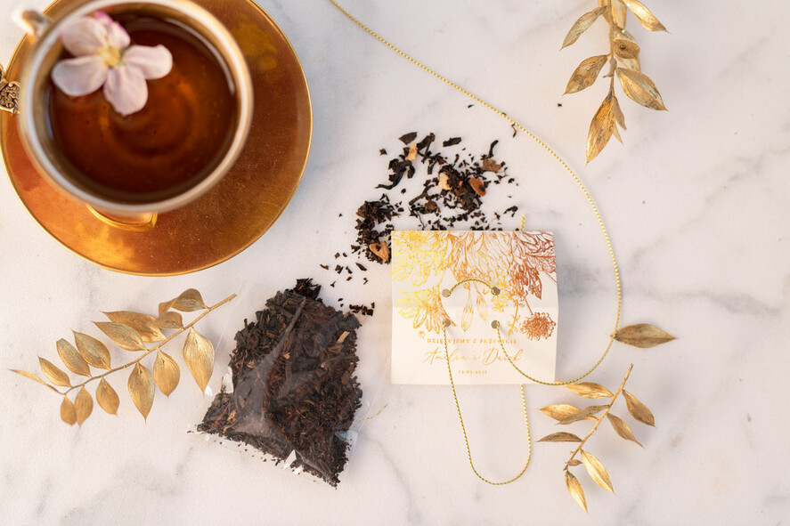 Podziękowania dla Gości Weselnych Saszetki ślubne podziękowania gościom w formie smakowitej kawy   0