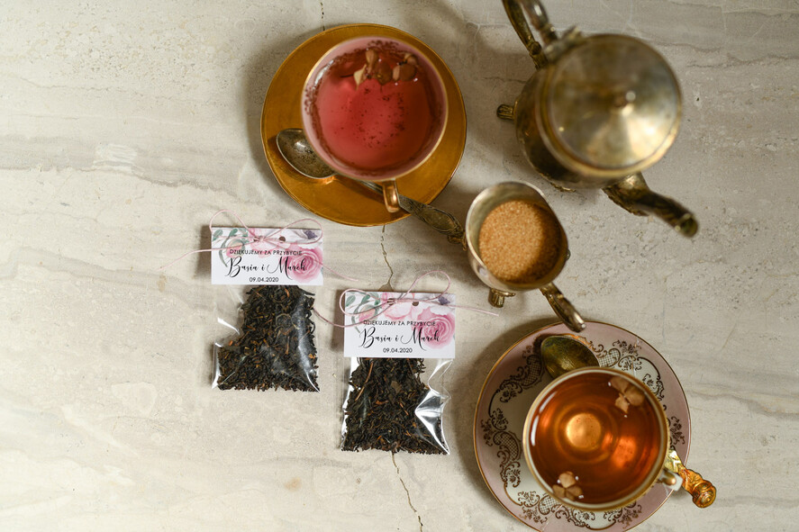 Podziękowania dla Gości Weselnych Saszetki podziękowania dla gości po ślubie w formie smakowitej kawy   1