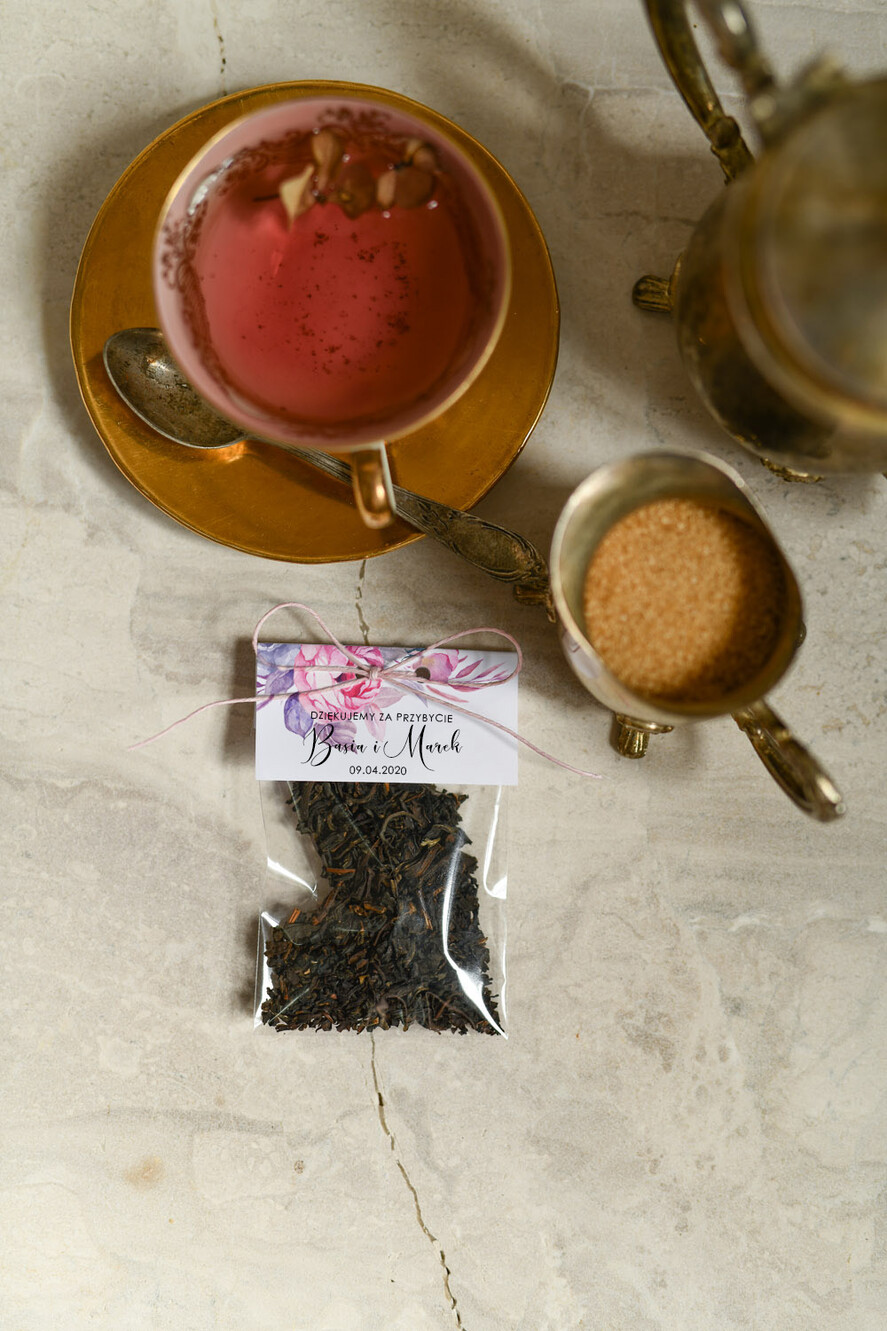 Podziękowania dla Gości Weselnych Saszetki prezenty dla gości weslenych w formie smakowitej kawy   0