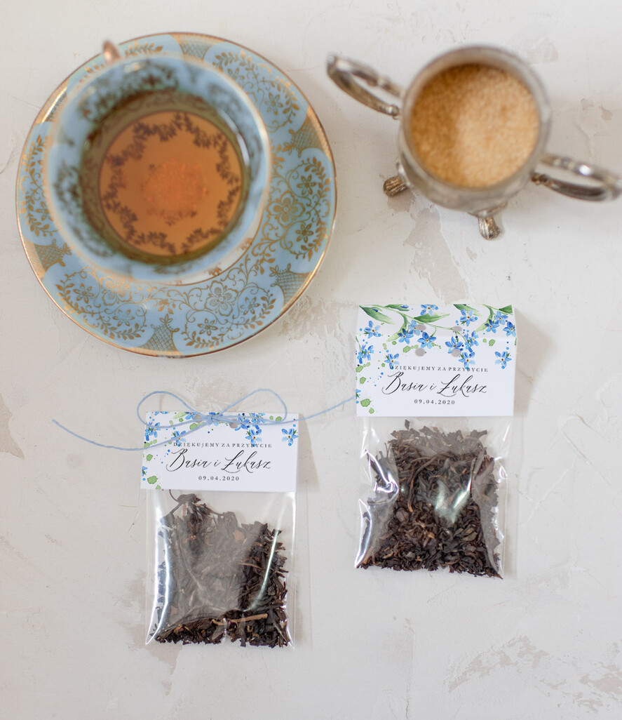 Podziękowania dla Gości Weselnych Saszetki prezenty dla gości weslenych w formie smakowitej kawy   0