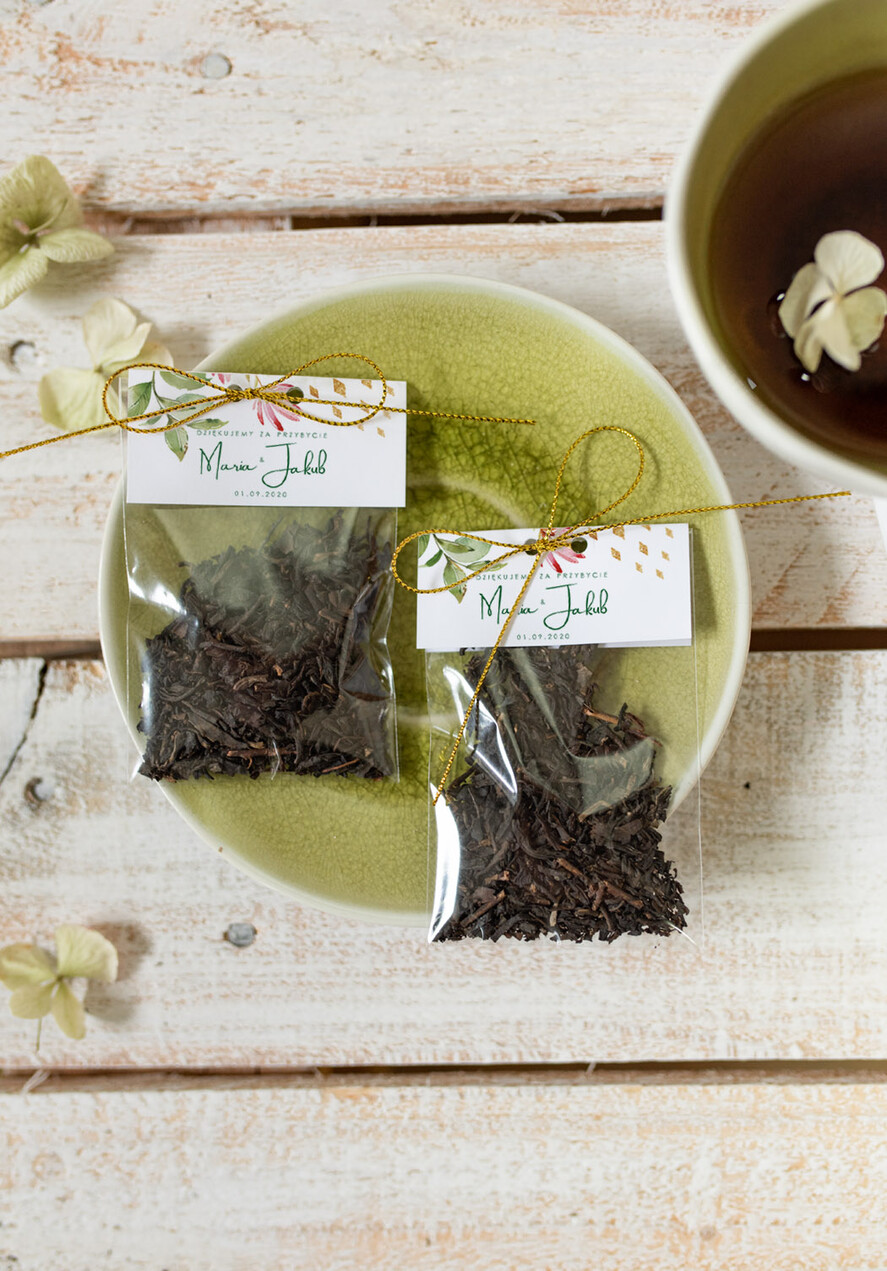 Podziękowania dla Gości Weselnych Saszetki podziękowania dla gości po weselu w formie smakowitej kawy   0
