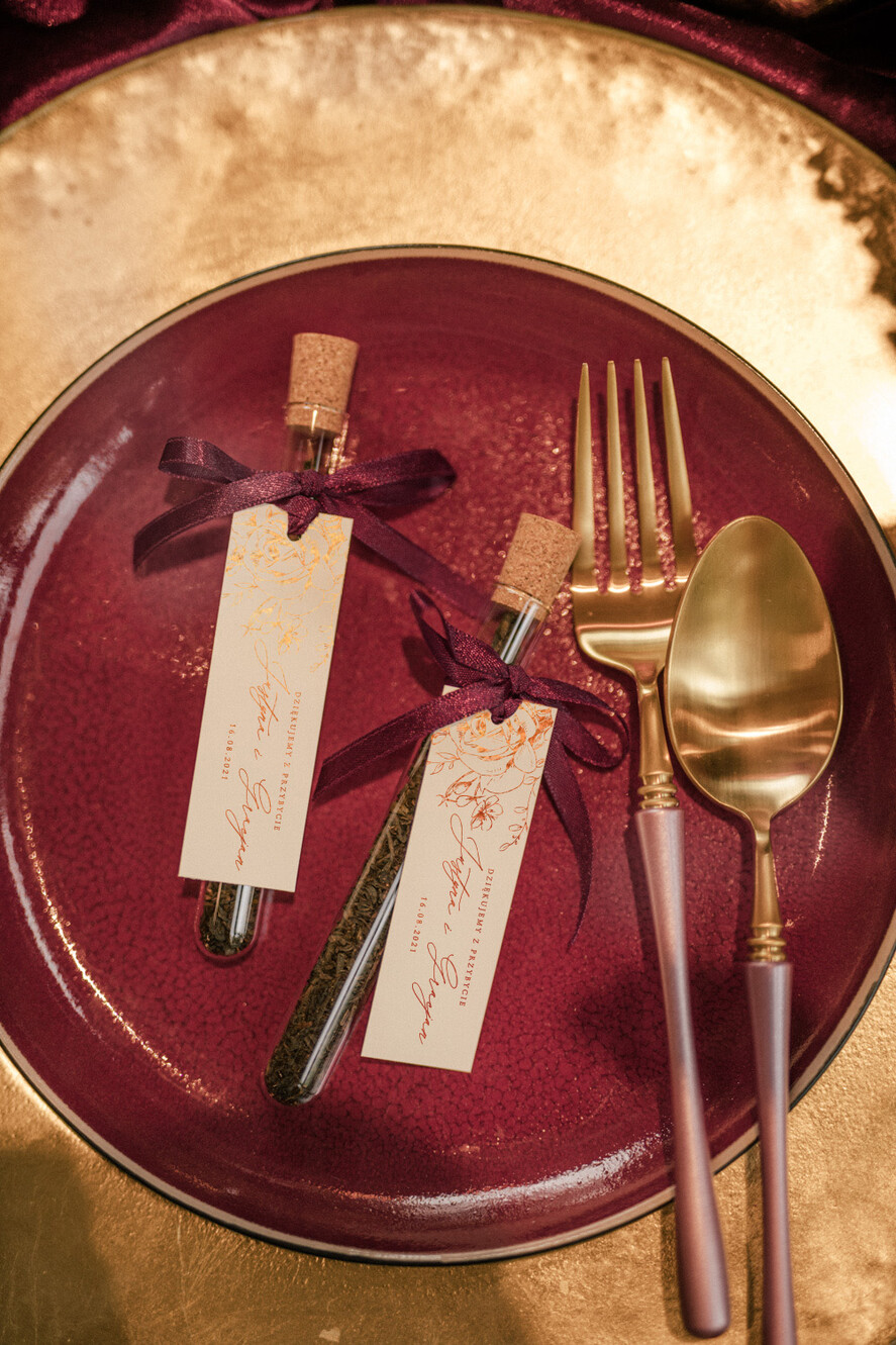 Podziękowania dla Gości Weselnych Saszetki prezenty ślubne dla gości weselnych  saszetka z kawą lub herbatą    1