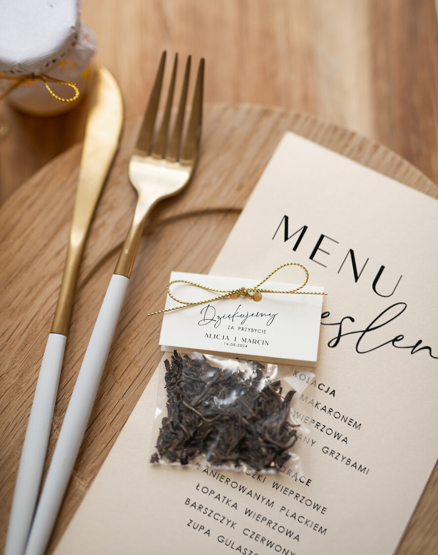 Podziękowania dla Gości Weselnych Saszetki saszetki z kawą lub herbatą dla gości weselnych, podziękowanie dla gości weselnych, saszetka z herbatą podziękowania dla gości, prezenty dla gości weselnych herbatka 2