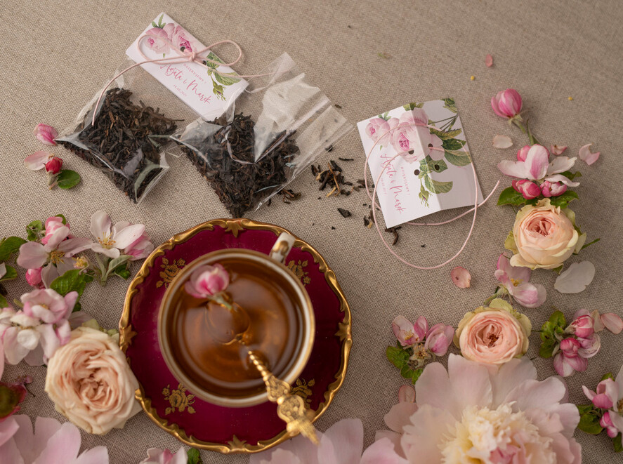 Podziękowania dla Gości Weselnych Saszetki podziękowania dla gości weselnych w postaci zielonej lub czarnej herbaty   0