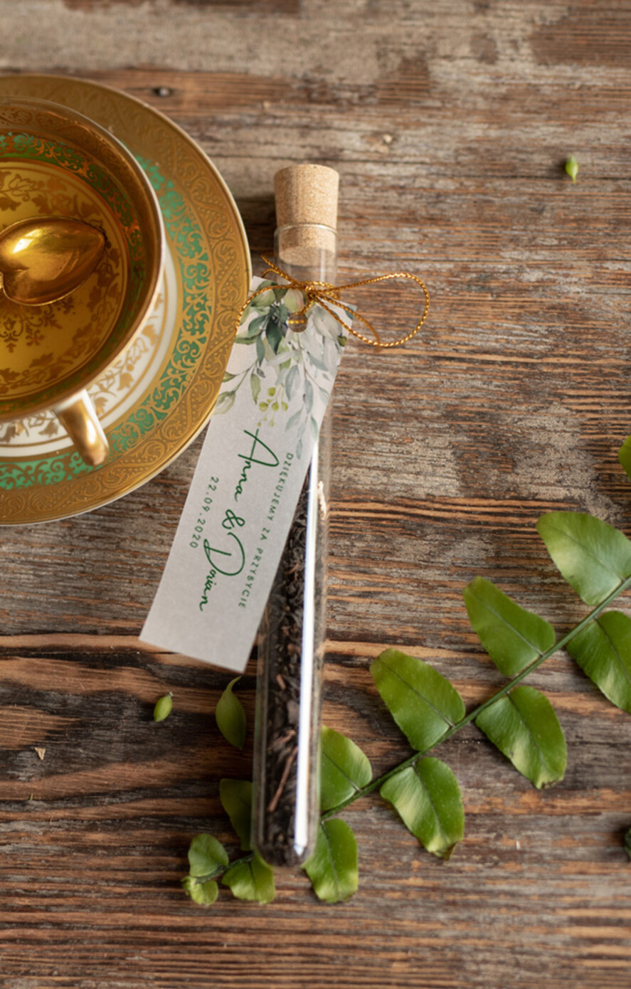 Podziękowania dla Gości Weselnych Fiolki pomysłowe podziękowania dla gości  fiolki na herbate lub kawe    1