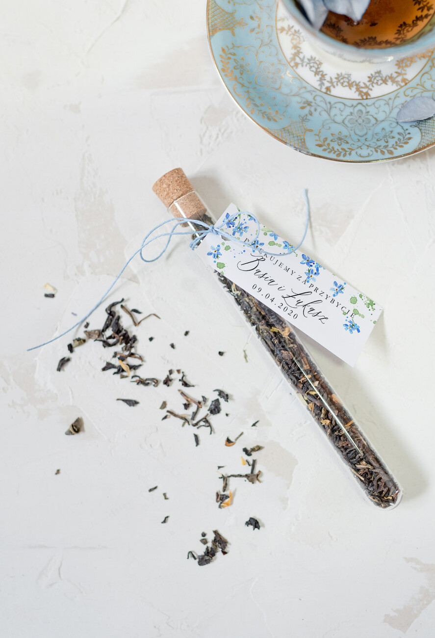 Podziękowania dla Gości Weselnych Fiolki podziękowania dla gości weselnych w formie smakowitej kawy   1