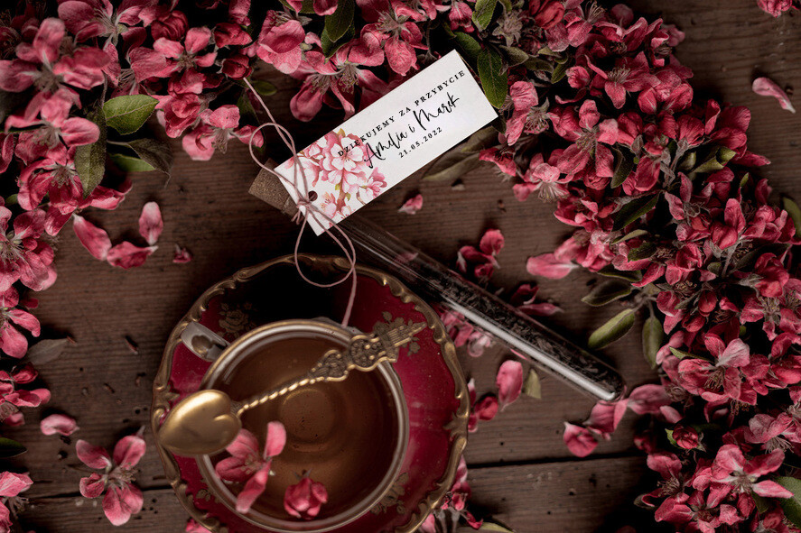 Podziękowania dla Gości Weselnych Fiolki prezenciki podziękowania dla gości weselnych w formie aromatycznej kawy   0