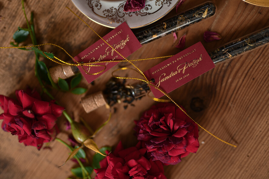 Podziękowania dla Gości Weselnych Fiolki upominki podziękowania za przybycie po ślubie w formie smakowitej kawy   2