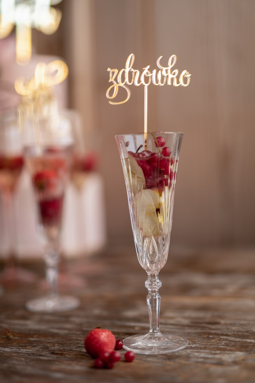 Figurki na tort / cake topper statuetki do drinków napisy na tort ślubny   3