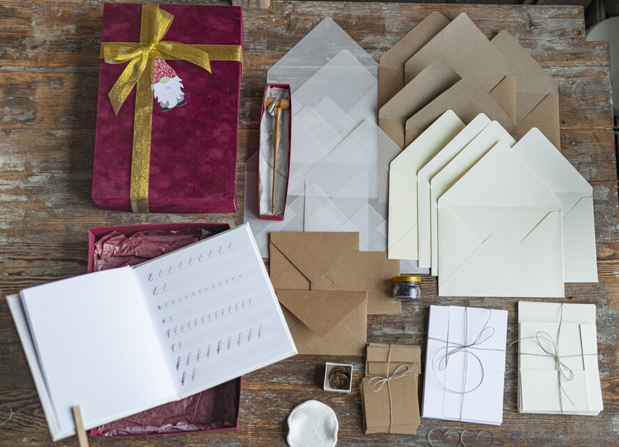 PREZENTY NA RÓŻNE OKAZJE  Kaligrafia kreatywny prezent na święta zestaw do nauki kaligrafii nowoczesnej   0