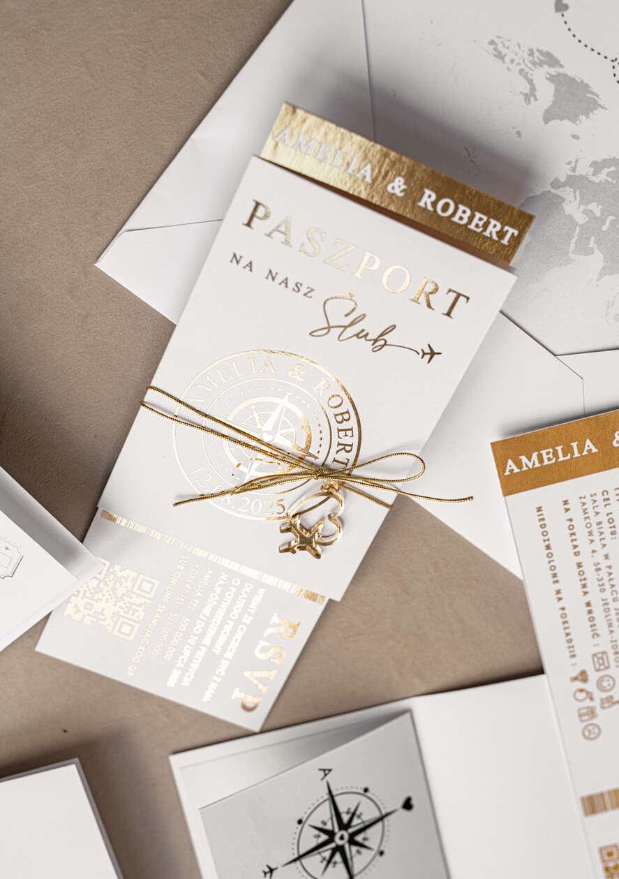 Zaproszenia ślubne paszport / podróże Zaproszenia ślubne paszport do miłości, zaproszenia ślubne z motywem podróży, zaproszenia na ślub dla podróżników18