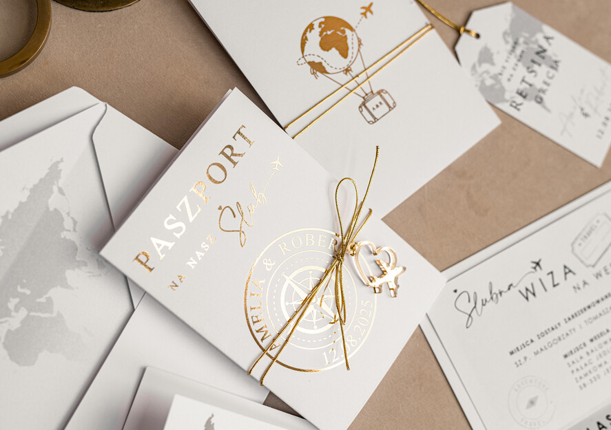 Zaproszenia ślubne paszport / podróże Zaproszenia ślubne paszport do miłości, zaproszenia ślubne z motywem podróży, zaproszenia na ślub dla podróżników8