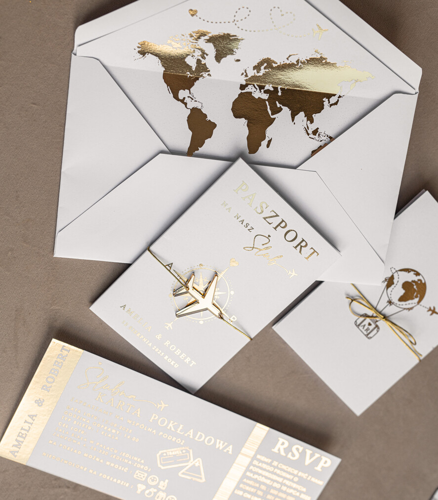 Zaproszenia ślubne paszport / podróże Zaproszenia ślubne paszport do miłości, zaproszenia ślubne z motywem podróży, zaproszenia na ślub dla podróżników13